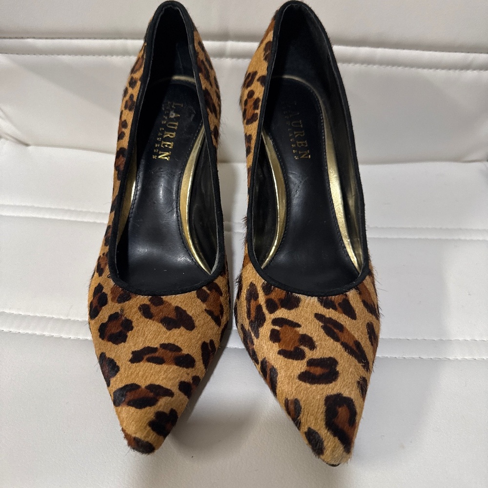 Ralph Lauren  real fur pumps